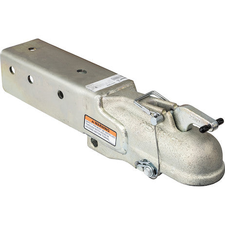 Load image into Gallery viewer, Heavy Duty Straight Tongue Cast Coupler with 2-5/16 Inch Cast and 3 Inch Channel
