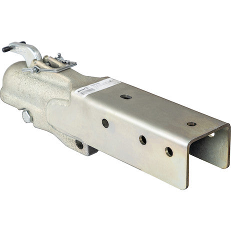 Load image into Gallery viewer, Heavy Duty Straight Tongue Cast Coupler with 2-5/16 Inch Cast and 3 Inch Channel