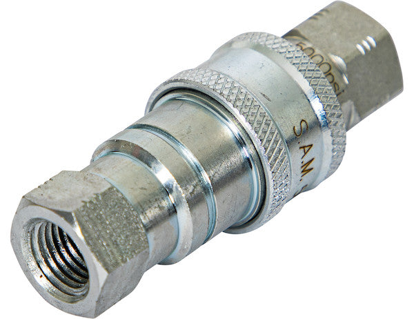 Load image into Gallery viewer, SAM Male Coupler 3/4-16 Valve Block Side Low Spill-Replaces Meyer #22293