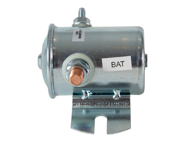 Load image into Gallery viewer, Continuous Duty 12 Volt Steel Case Insulated Solenoid GND To Activate
