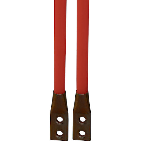 Load image into Gallery viewer, 3/4 x 48 Inch Fluorescent Orange Bolt-On Bumper Marker Sight Rods with Hardware