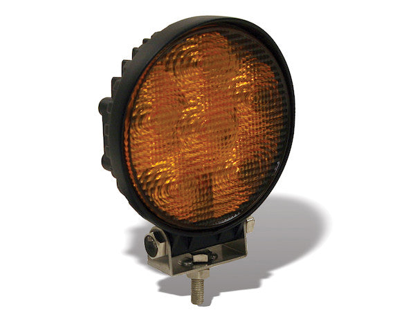 Load image into Gallery viewer, 4.5 Inch Amber LED Flood Light with Black Housing