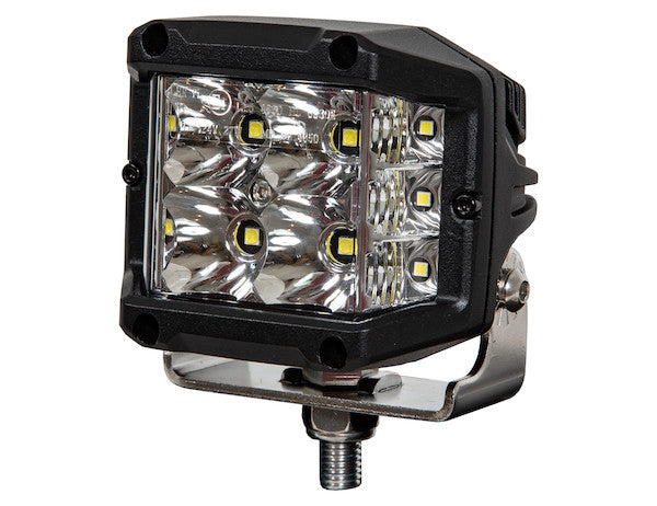 Load image into Gallery viewer, Ultra Bright Wide Angle 4 Inch by 3 Inch Rectangular LED Clear Spot-Flood Combination Light