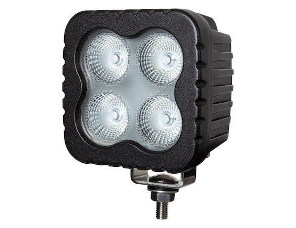 Load image into Gallery viewer, Heated 4 Inch Square LED Flood Light - Clear