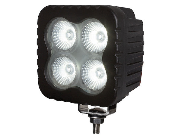 Load image into Gallery viewer, Heated 4 Inch Square LED Flood Light - Clear
