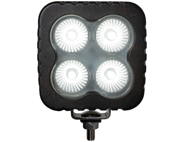 Load image into Gallery viewer, Heated 4 Inch Square LED Flood Light - Clear