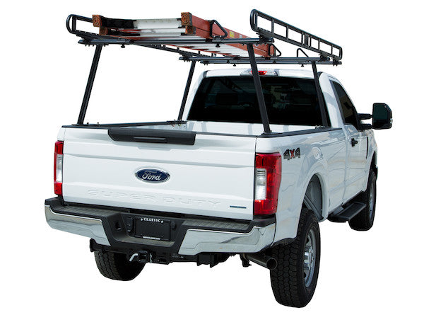 Load image into Gallery viewer, Black Powder-Coated Aluminum Truck Ladder Rack