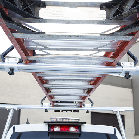 Load image into Gallery viewer, Clear Anodized Aluminum Truck Ladder Rack