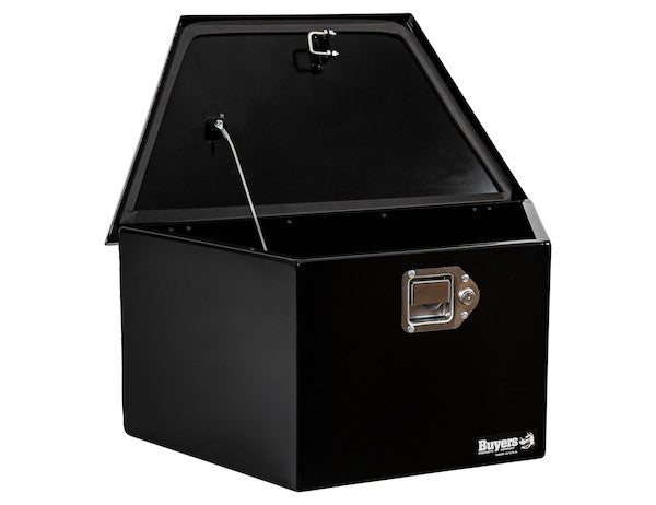 Load image into Gallery viewer, 27 Inch Wide Gloss Black Steel Trailer Tongue Truck Box