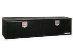 Black Steel Underbody Truck Tool Box With Paddle Latch Series