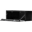 Black Steel Underbody Truck Tool Box With Paddle Latch Series
