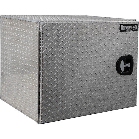 Load image into Gallery viewer, 24x24x30 Inch Diamond Tread Aluminum Underbody Truck Box - Single Barn Door, Compression Latch