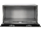 Load image into Gallery viewer, STAINLESS STEEL UNDERBODY TRUCK TOOL BOX WITH POLISHED STAINLESS STEEL DOOR SERIES