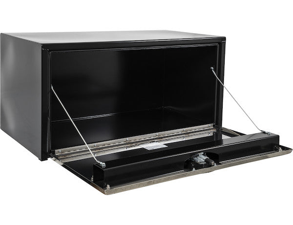 Load image into Gallery viewer, 18x18x30 Inch Black Steel Truck Box With Stainless Steel Door