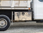Load image into Gallery viewer, Black Steel Underbody Truck Tool Box With Stainless Steel Door Series
