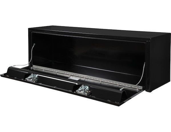 Load image into Gallery viewer, 15x13x48 Inch Black Steel Underbody Truck Box with T-Handle