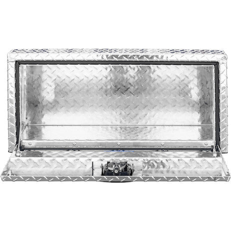 Load image into Gallery viewer, 14x12x30 Inch Diamond Tread Aluminum Underbody Truck Box With Slanted Back