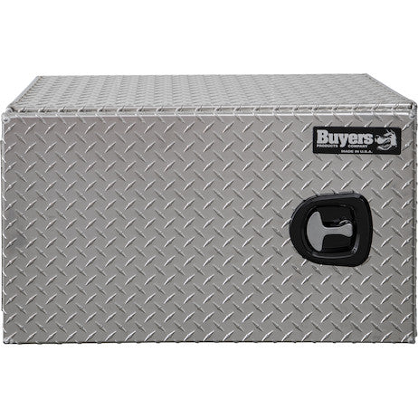 Load image into Gallery viewer, 18x18x30 Inch Diamond Tread Aluminum Underbody Truck Box - Single Barn Door, Compression Latch