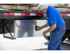 Load image into Gallery viewer, DIAMOND TREAD ALUMINUM UNDERBODY TRUCK TOOL BOX WITH BARN DOOR SERIES