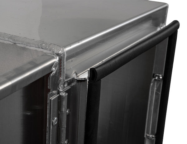Load image into Gallery viewer, 18x18x60 Inch Smooth Aluminum Underbody Truck Tool Box - Double Barn Door, 3-Point Compression Latch