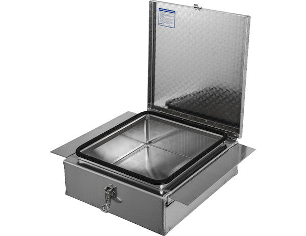Load image into Gallery viewer, 9x24x22 Inch Diamond Tread Aluminum In-Frame Truck Tool Box