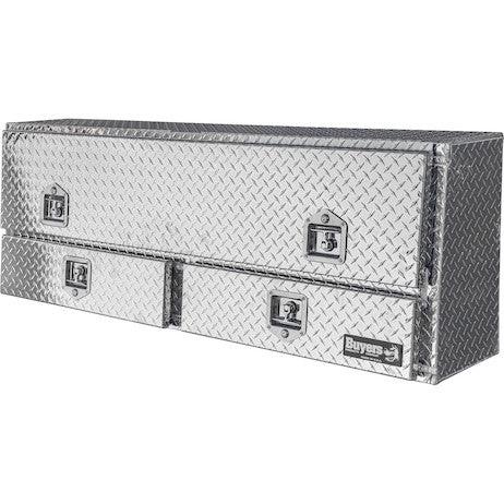 Load image into Gallery viewer, DIAMOND TREAD ALUMINUM PICK-UP TRUCK CONTRACTOR WITH LOWER DRAWERS TOPSIDER TRUCK TOOL BOX SERIES