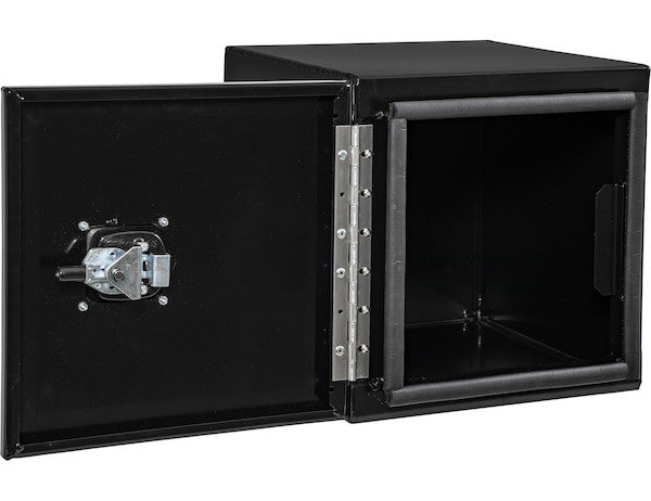 Load image into Gallery viewer, 24x24x48 Inch Black Smooth Aluminum Underbody Truck Tool Box - Double Barn Door, 3-Point Compression Latch