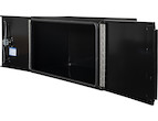 Load image into Gallery viewer, PRO SERIES BLACK SMOOTH ALUMINUM UNDERBODY TRUCK TOOL BOX WITH BARN DOOR SERIES