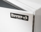 Load image into Gallery viewer, PRO SERIES WHITE SMOOTH ALUMINUM UNDERBODY TRUCK TOOL BOX WITH BARN DOOR SERIES
