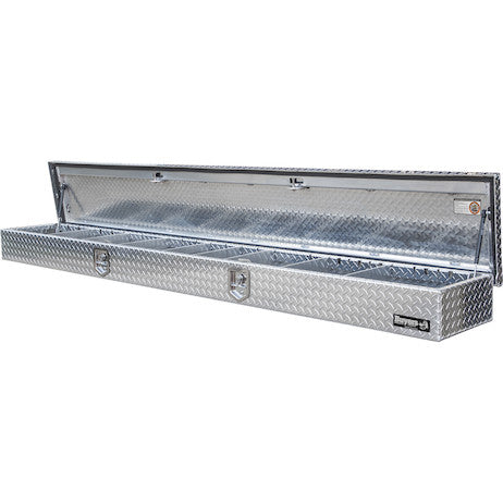 Load image into Gallery viewer, 14x108 Heavy-Duty Diamond Tread Aluminum Top Mount Service Body Truck Tool Box