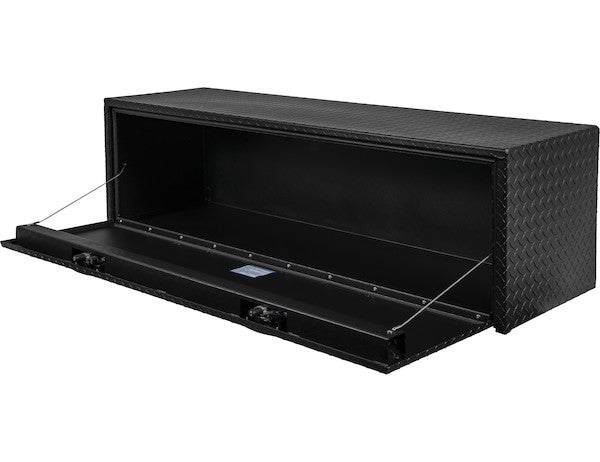 Load image into Gallery viewer, 18x18x60 Inch Textured Matte Black Diamond Tread Aluminum Underbody Truck Box
