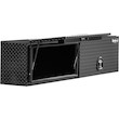 Load image into Gallery viewer, Gloss Black Diamond Tread Aluminum Topsider Truck Tool Box Series With Flip-Up Doors - 1721351 - Buyers Products