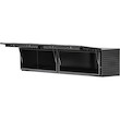 Load image into Gallery viewer, GLOSS BLACK DIAMOND TREAD ALUMINUM TOPSIDER TRUCK TOOL BOX SERIES WITH FLIP-UP DOORS
