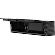 Load image into Gallery viewer, GLOSS BLACK DIAMOND TREAD ALUMINUM TOPSIDER TRUCK TOOL BOX SERIES WITH FLIP-UP DOORS