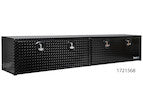 Load image into Gallery viewer, GLOSS BLACK DIAMOND TREAD ALUMINUM TOPSIDER TRUCK TOOL BOX SERIES