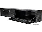 Load image into Gallery viewer, GLOSS BLACK DIAMOND TREAD ALUMINUM TOPSIDER TRUCK TOOL BOX SERIES