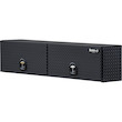 Load image into Gallery viewer, TEXTURED MATTE BLACK DIAMOND TREAD ALUMINUM TOPSIDER TRUCK TOOL BOX SERIES WITH FLIP-UP DOORS