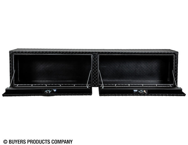 Load image into Gallery viewer, 16x13x72 Textured Matte Black Diamond Tread Aluminum Topsider Truck Box