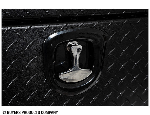 Load image into Gallery viewer, 16x13x88 Textured Matte Black Diamond Tread Aluminum Topsider Truck Box