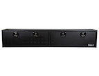 Load image into Gallery viewer, TEXTURED MATTE BLACK DIAMOND TREAD ALUMINUM TOPSIDER TRUCK TOOL BOX