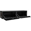 Load image into Gallery viewer, Texture Matte Black Diamond Tread Aluminum Topsider Truck Tool Box - 1722563 - Buyers Products
