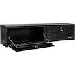 Load image into Gallery viewer, TEXTURED MATTE BLACK DIAMOND TREAD ALUMINUM TOPSIDER TRUCK TOOL BOX