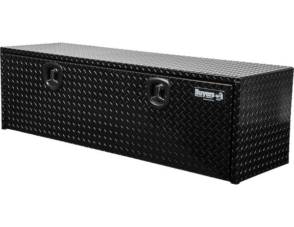 Load image into Gallery viewer, GLOSS BLACK DIAMOND TREAD ALUMINUM UNDERBODY TRUCK TOOL BOX SERIES