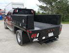 Load image into Gallery viewer, GLOSS BLACK DIAMOND TREAD ALUMINUM PICK-UP TRUCK CONTRACTOR WITH LOWER DRAWERS TOPSIDER TRUCK TOOL BOX SERIES