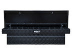 Load image into Gallery viewer, GLOSS BLACK DIAMOND TREAD ALUMINUM CROSSOVER TRUCK TOOL BOX SERIES