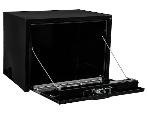 Load image into Gallery viewer, 18x18x30 Inch Black Steel Underbody Truck Box With 3-Point Latch