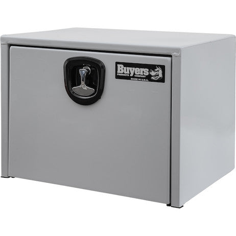 Load image into Gallery viewer, 18x18x24 Inch White Steel Underbody Truck Box With 3-Point Latch