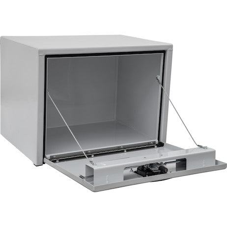 Load image into Gallery viewer, 18x18x24 Inch White Steel Underbody Truck Box With 3-Point Latch