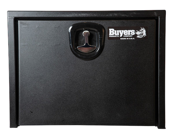 Load image into Gallery viewer, 18x18x48 Inch Textured Matte Black Steel Underbody Truck Box With 3-Point Latch