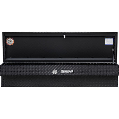 Load image into Gallery viewer, 13X16X56 Inch Textured Matte Black Diamond Tread Aluminum Lo-Sider Truck Tool Box